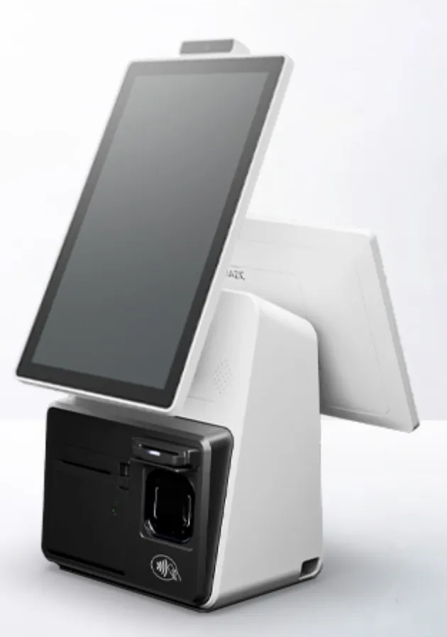 Dual-screen POS hybrid