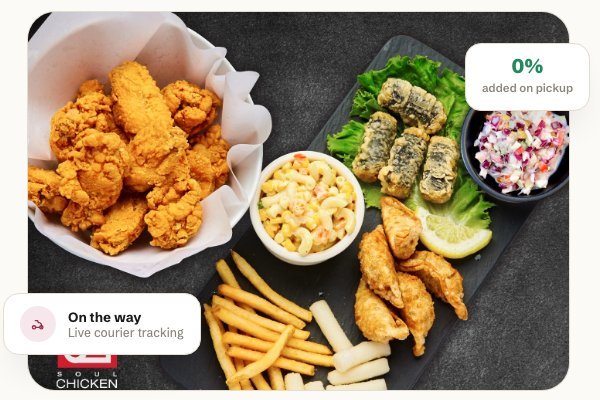 Hula Delivery ordering screen